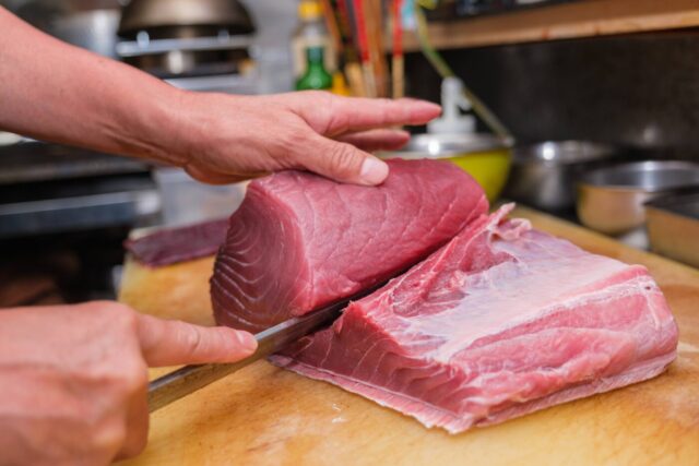 マグロの刺身